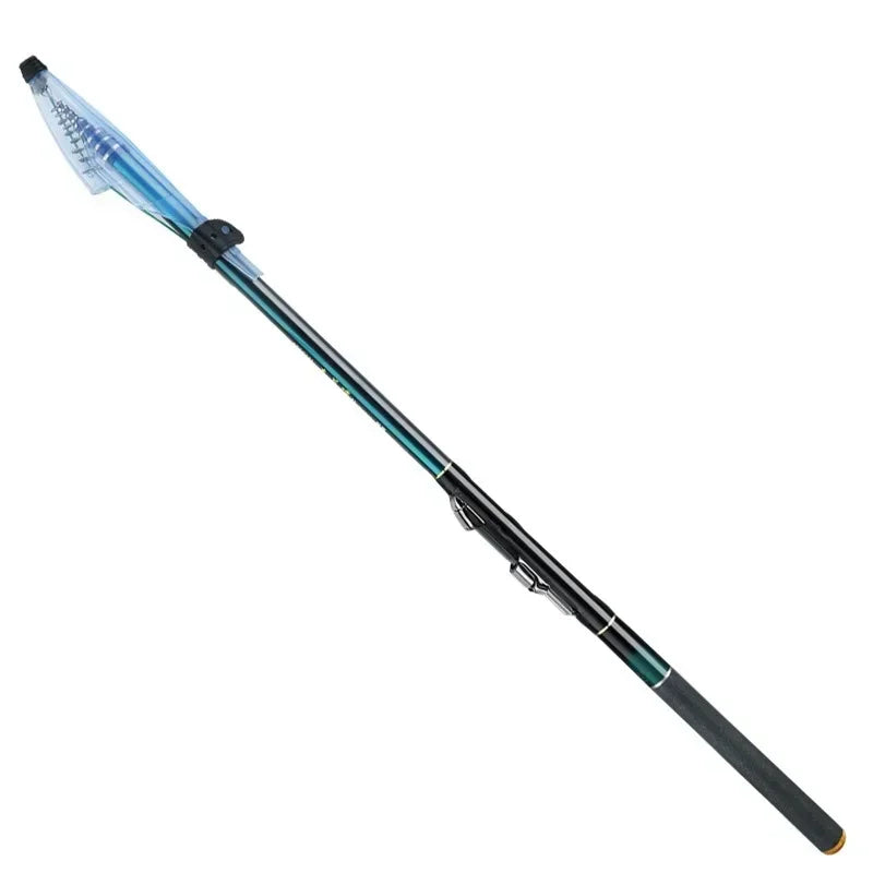 2.7m-7.2m Fishing Rods High 60T Carbon Ultralight Telescopic Surfcasting Spinning Rock Fishing Rod  Coast Sea Fishing Freshwater