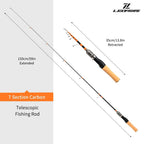 New Casting Telescopic fishing rod Spinning 150cm Portable Fishing Rod Short Mini Fiberglass Lure Rod Travel Fishing Equipment