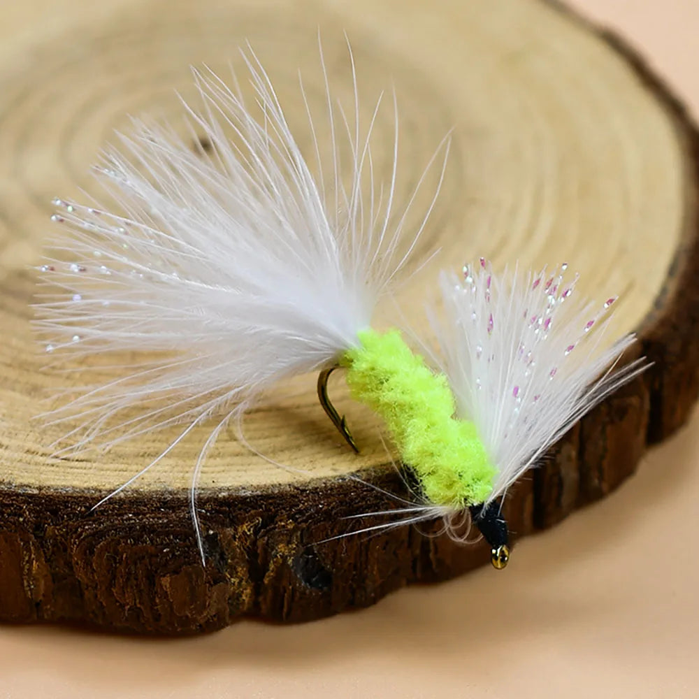 8Pcs Woolly Bugger Fly Fishing Flies for Trout, Bass and Salmon-Streamer Assortment Wet Flies-Ideal Flies for Fly Fishing