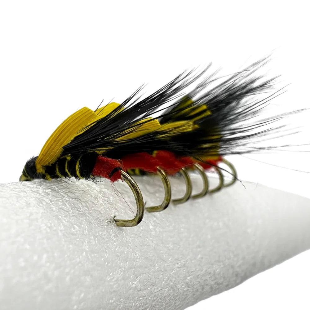 6 Pcs Wet Flies: Hand-Tied Insect Imitations. These Slow-Sinking Lures Are Designed for Effectively Searching Various Water B