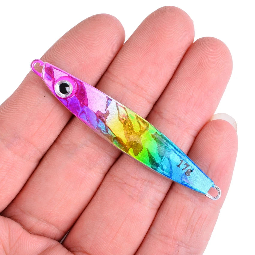 2026 Metal Jig Fishing Lure Weights 7g-40g Trolling Hard Bait Bass Fishing Bait Tackle Trout Jigging Lure Jigs Saltwater Lures