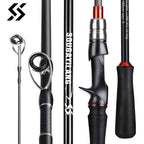 Sougayilang Lure Fishing Rod 1.8m 2.1m Spinning  Bait Casting Rod Carbon Fiber EVA Handle Fishing Pole for Fishing Pesca