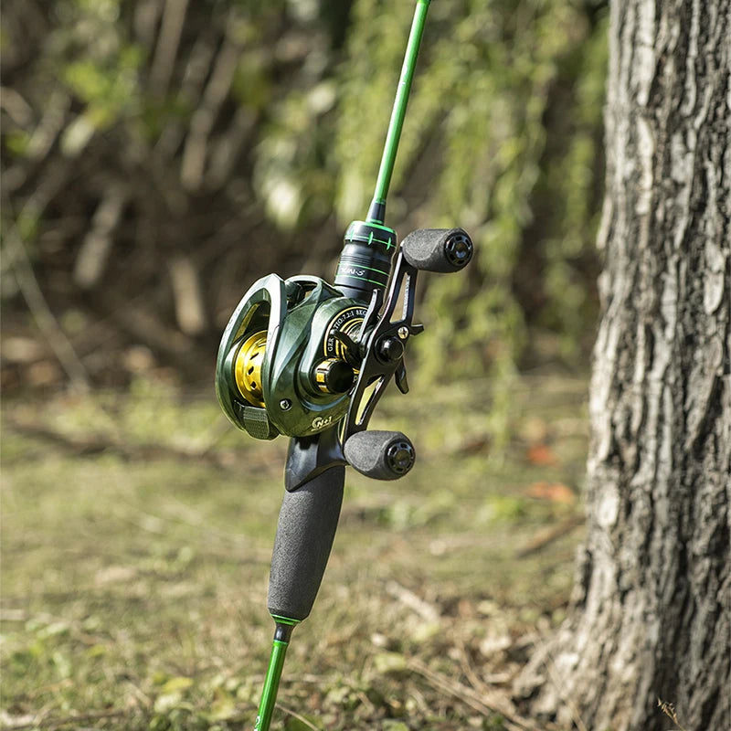 LINNHUE Baitcasting Fishing Reel Micro Fish WK1000 Reel Max Drag 8kg Gear Ratio 7.2:1 Fishing Reel Goods Accessorie