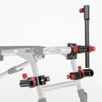 Aluminum alloy fishing accessories, can be rotating gear installation bracket, with adjustable fixture, for fishing