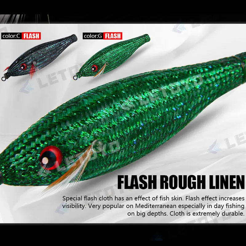 Fishing Accessories 78Mm 10G Floating Squid Jig Jigging Fishing Lure Artificial Plastic Squid Hook for Sea Boat Fishing Tools