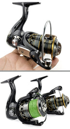 Lightweight Spinning Reel 2000 3000 4000 5000 6000 7000 Coil 5.2:1 Lure Fishing Reels Tackle for Trout Peche Bass Pike Zander