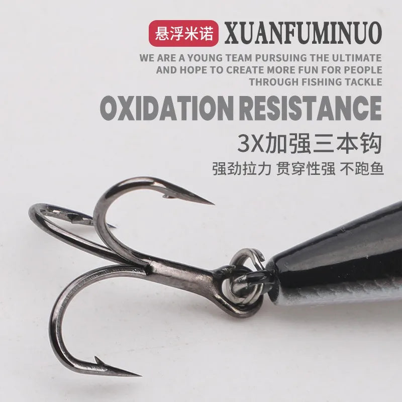 Minnow Bait Fishing Lure Weights 7g/10g/12g Mino Floating Trolling Lure Isca Artificial Wobbler Articulos De Pesca