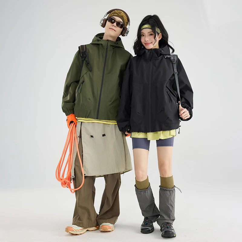 Waterproof Jacket Men Outdoor Sports Cycling Hiking Jackets Women Motocross Mountain Bike Coat Unisex Outerwear Youth Daily Wear