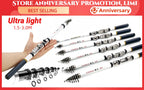 Telescopic Rock Fishing Rod Spinning Fly Carp Feeder Carbon Fiber Pesca 3M 2.7M 2.4M 2.1M 1.8M 1.5M Mini Travel Rod  Reel Seat