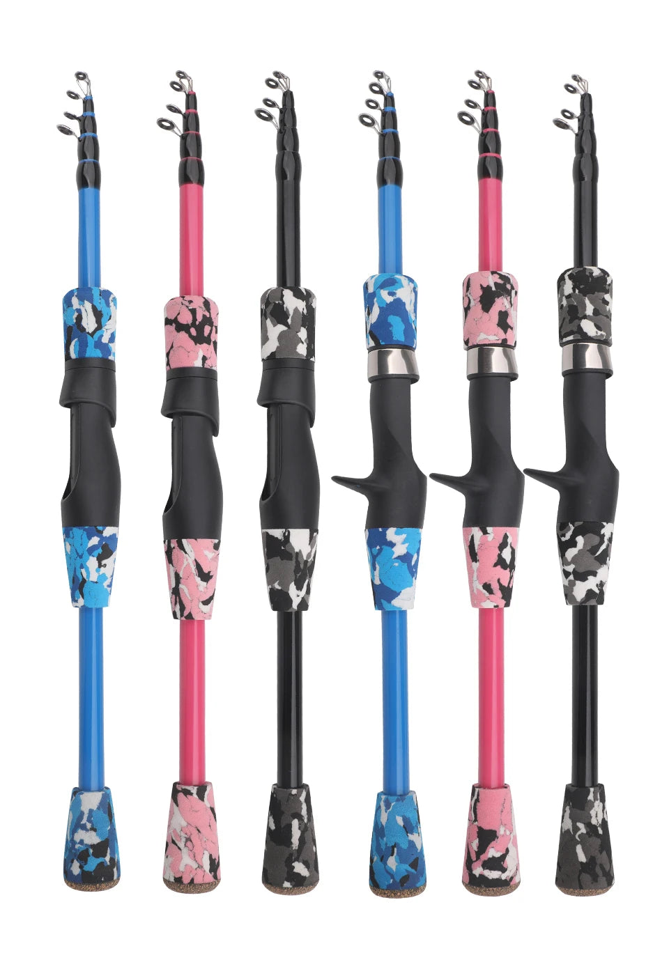 ROLLFISH 1pcs Portable Travel Telescopic Fishing Rod 1.2m/1.5m Light Weight Spinning Casting Carbon Fiber Lure Fishing Rod