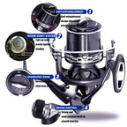 Fishing Reel Distant Wheel Sea Surf Spinning Reels Carbon Drag 27kg 13+1BB Saltwater Boat Coil Accesorios Open Face Carretilha