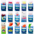 Mackerel Feather Rigs for Sea Fishing Mackerel Bait Hooks Lures Sea Fishing Rig Feather Hook Boat Shore Beach Striped Bass Pesca