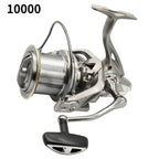 Rooblinos Stainless Steel Bearing Spinning Fishing Reel 8000 9000 10000 12000 14000 25KG Powerful Reel Saltwater Fresh Water
