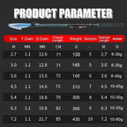 2.7m-7.2m Fishing Rods High 60T Carbon Ultralight Telescopic Surfcasting Spinning Rock Fishing Rod  Coast Sea Fishing Freshwater