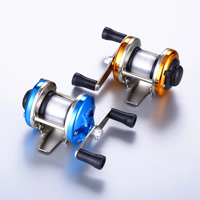 New Metal Drum Reelsmall Foot Pen Fishing Rod Special Fishing Line Reelice Fishing Reelleft And Right Hand Reels