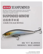 Minnow Bait Fishing Lure Weights 7g/10g/12g Mino Floating Trolling Lure Isca Artificial Wobbler Articulos De Pesca