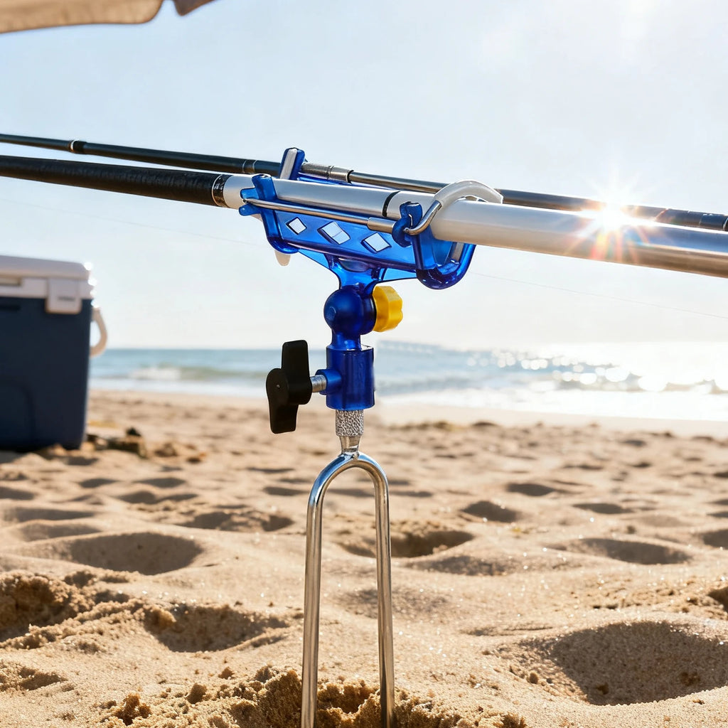 Fishing Rack Tool Accessory Holder Sea Rod Sea Rod Dual-use Universal Fishing New Adjustable Stainless Steel Fish Rod Holder