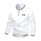 The men's waterproof jacket for autumn and winter is a breathable, oversized cap, lightweight jacket and outdoor jacket