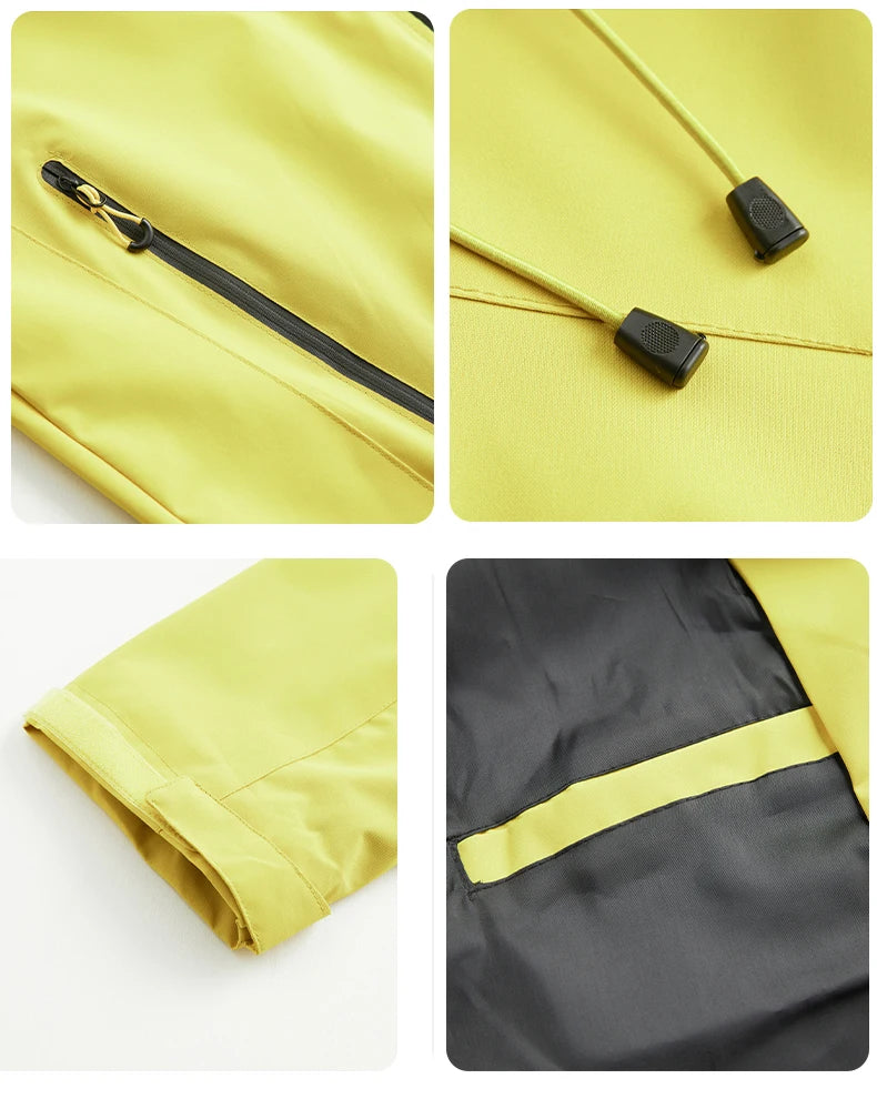 Waterproof Hiking Jackets Man Outdoor Fishing Cycling Jacket Women Motocross Mountain Bike Coat Unisex Outerwear Daily Wear