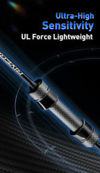 Seasir Riveria BFS Ultralight Spining Baitcasting Fishing Rod ,FUJI O Ceramic Guide Rings ,30T+40T Carbon Fabric ,1.5M-1.98M UL