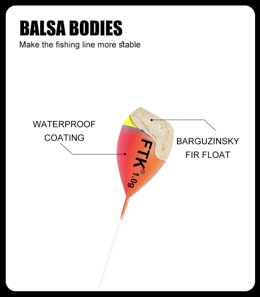 5 Carp Fishing Floats, Vertical Float, Big Belly Float, Wild Fishing, Eye catching Shallow Water Float, Fishing Gear Supplies