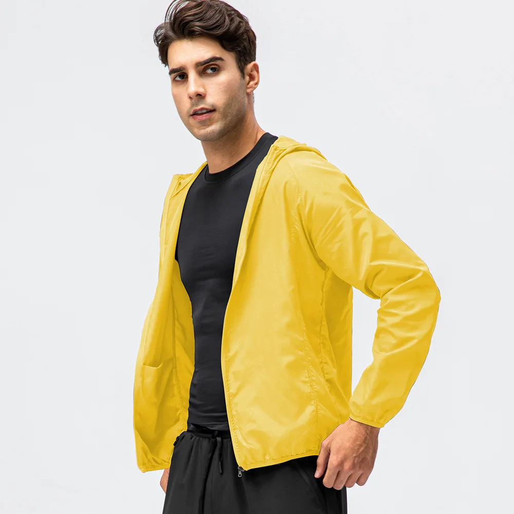Men's Waterproof Jacket Men Women Windbreaker Women Sun Protect Clothing Fishing Rain Wind Breaker Jacket Climbing Clothes ﻿