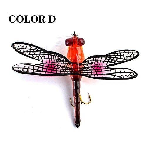 Topwater Dragonfly Dry Flies Insect Fly Fishing Lure 6G 7.5CM Trout Popper Artificial Bait Wobblers For Trolling Hard Lure