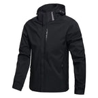 Men's Waterproof Trekking Jacket Lightweight Outerwear Hooded Outdoor Raincoat Hiking Windproof Jacket Climbing Outdoor Jackets