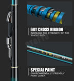 2.7m-7.2m Fishing Rods High 60T Carbon Ultralight Telescopic Surfcasting Spinning Rock Fishing Rod  Coast Sea Fishing Freshwater
