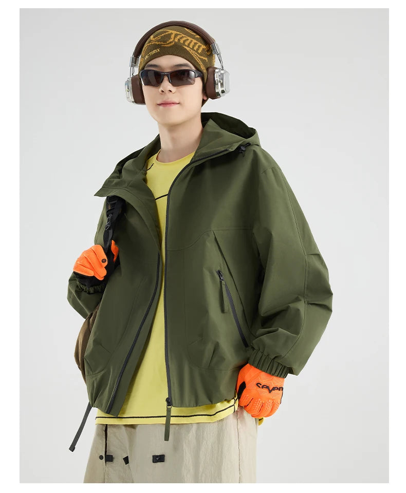 Waterproof Jacket Men Outdoor Sports Cycling Hiking Jackets Women Motocross Mountain Bike Coat Unisex Outerwear Youth Daily Wear