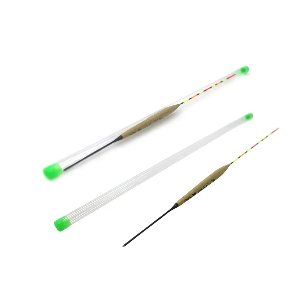 10Pcs/lot Fishing Floats Balsa Flotteur Peche Shallow Water & Ice Floating Bobbers Wooden Float For Fishing Accessories Tackle