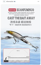 Minnow Bait Fishing Lure Weights 7g/10g/12g Mino Floating Trolling Lure Isca Artificial Wobbler Articulos De Pesca