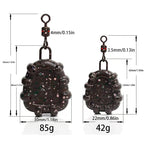 Fishing weight 42g/56g/70g/85g Carp Fishing Weights,Pure Lead Fishing Weights Fishing Accessories