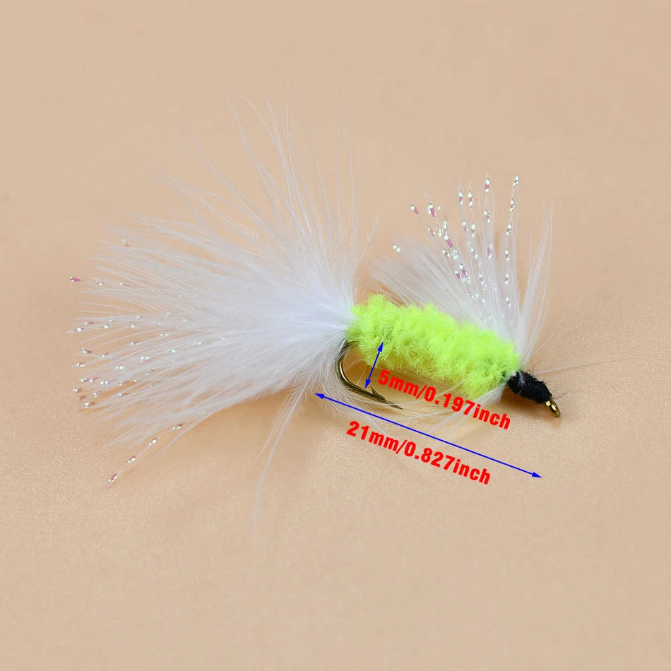 8Pcs Woolly Bugger Fly Fishing Flies for Trout, Bass and Salmon-Streamer Assortment Wet Flies-Ideal Flies for Fly Fishing