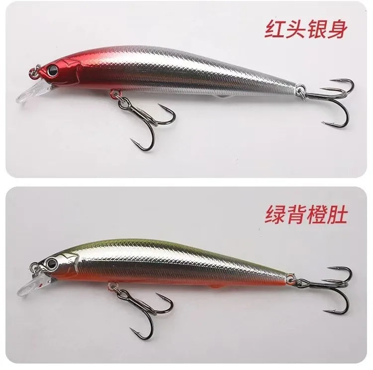 Minnow Bait Fishing Lure Weights 7g/10g/12g Mino Floating Trolling Lure Isca Artificial Wobbler Articulos De Pesca