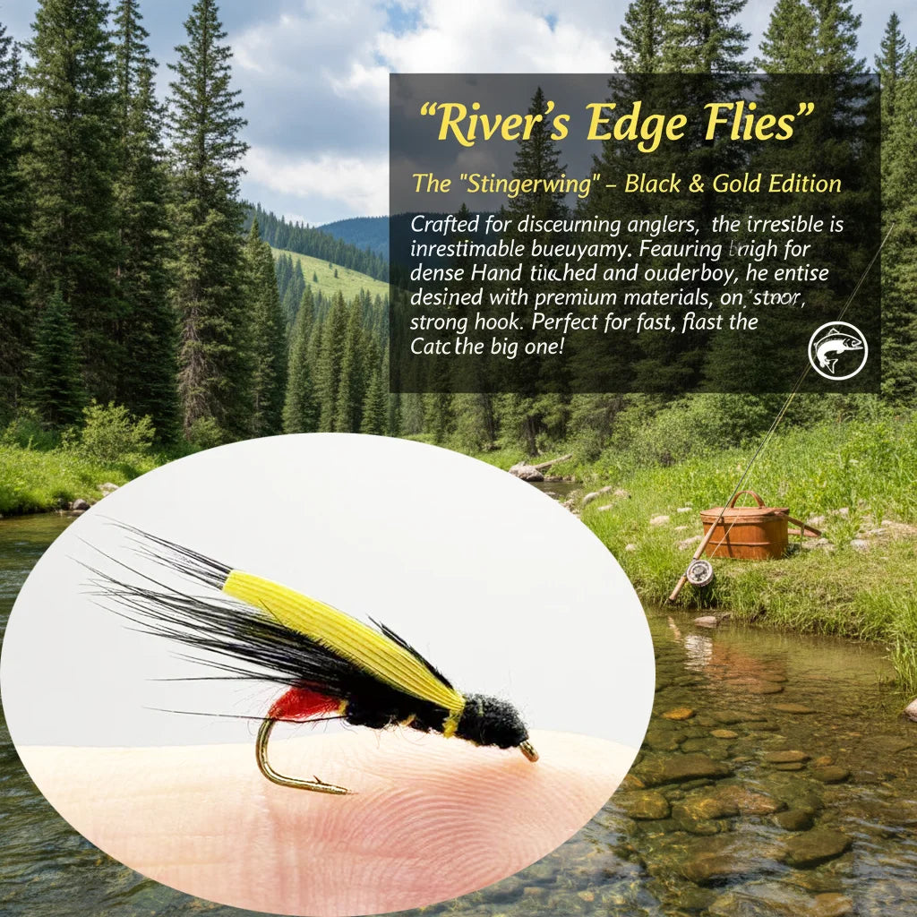6 Pcs Wet Flies: Hand-Tied Insect Imitations. These Slow-Sinking Lures Are Designed for Effectively Searching Various Water B
