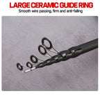 Baitcasting Lure Fishing Rod Spinning Telescopic 8g-25g Wooden Handle Carbon Casting Fishing Tackle Professional Light-weight