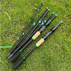 Casting Spinning Lure Fishing Rod Solid ML Tip 1.8/2.1m Ultralight Trout Jigging Pole 4/5 Sections Pesca
