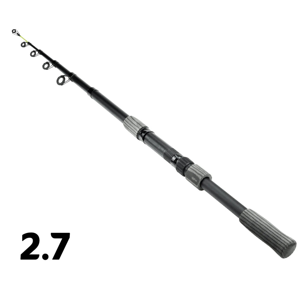 2.1-3.6 Meters Cheap Fishing Rods Lure Spinning Carbon Telescopic Rod Long Shot Trout Lake Sea Fish Rods Fishing Accessories
