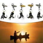 5pcs Fly Hooks Flies Insect Lures Bait Fly Fishing Decoy Bait Sequins Fishhook Trout Nymph Fly Fishing Lure Natural Insect Bait