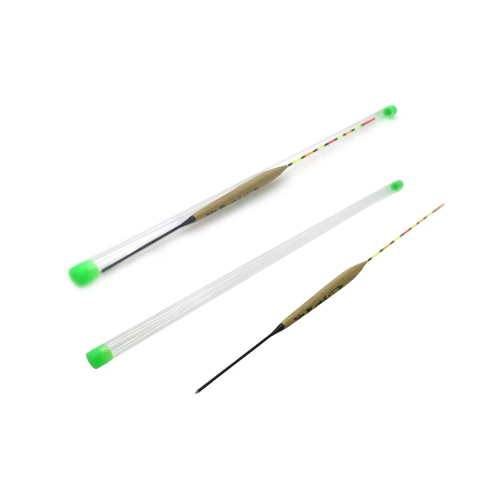 10Pcs/lot Fishing Floats Balsa Flotteur Peche Shallow Water & Ice Floating Bobbers Wooden Float For Fishing Accessories Tackle