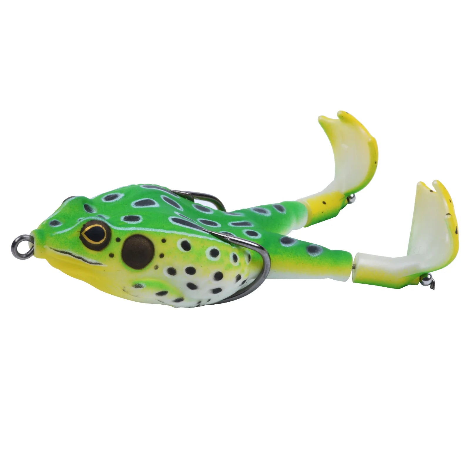 Frog Soft Bait Lure Fishing Tackle Weights 8.4-16.6g Rotating Silicone Double Hooks Bait Floating Topwater Lures Pesca Pike Fish