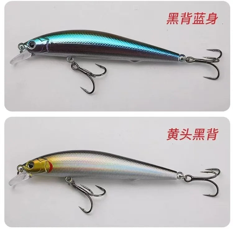 Minnow Bait Fishing Lure Weights 7g/10g/12g Mino Floating Trolling Lure Isca Artificial Wobbler Articulos De Pesca