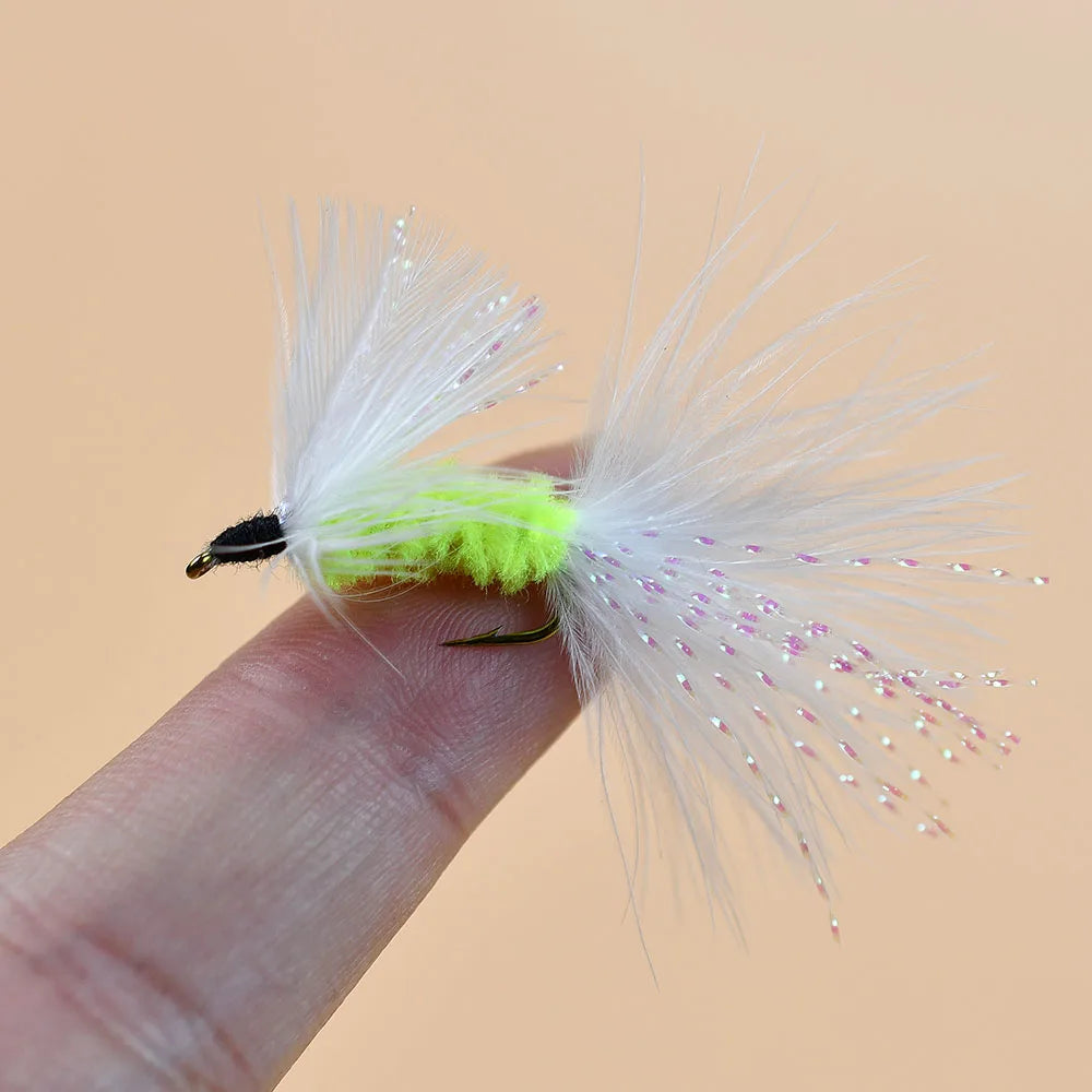 8Pcs Woolly Bugger Fly Fishing Flies for Trout, Bass and Salmon-Streamer Assortment Wet Flies-Ideal Flies for Fly Fishing