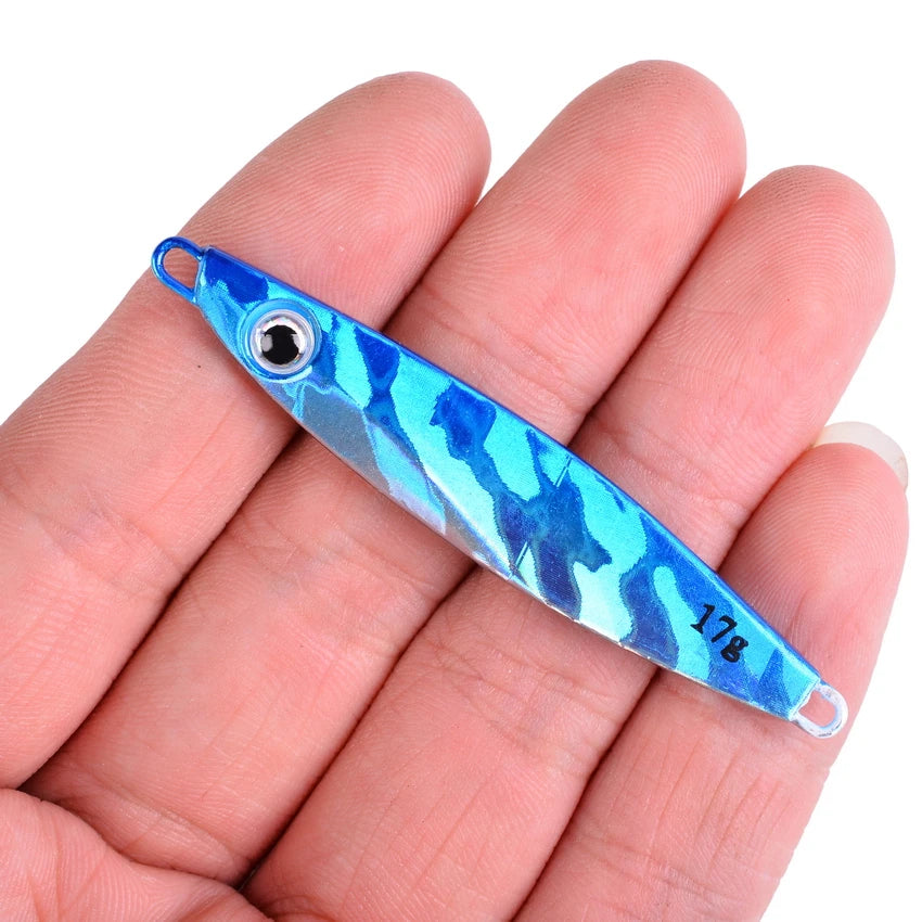 2026 Metal Jig Fishing Lure Weights 7g-40g Trolling Hard Bait Bass Fishing Bait Tackle Trout Jigging Lure Jigs Saltwater Lures