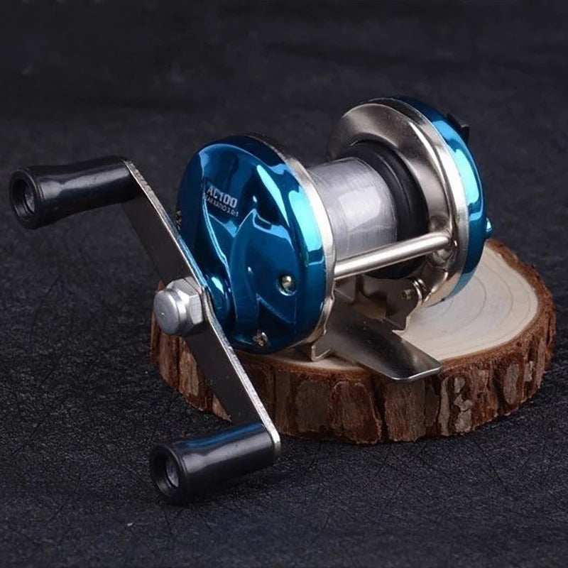 New Metal Drum Reelsmall Foot Pen Fishing Rod Special Fishing Line Reelice Fishing Reelleft And Right Hand Reels