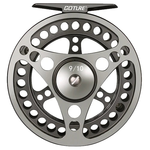 Goture Fly Fishing Reel 3/4 5/6 7/8 9/10 2+1BB Max Drag 8kg Lightweight CNC-machined Large Arbor Left/Right Fly Reel+Spare Spool