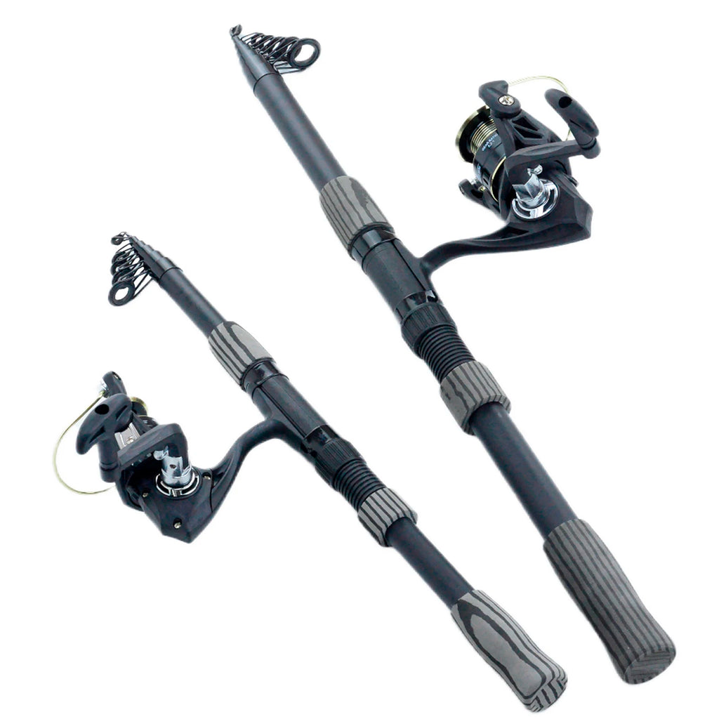 2.1-3.6 Meters Cheap Fishing Rods Lure Spinning Carbon Telescopic Rod Long Shot Trout Lake Sea Fish Rods Fishing Accessories