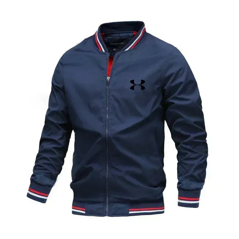 The men's waterproof jacket for autumn and winter is a breathable, oversized cap, lightweight jacket and outdoor jacket