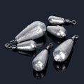 10 pieces per lot, Fishing Weight Sinker in 3.5g, 5g, 7g, 10g, 14g, and 20g,Water Drop-Shaped Weights Fishing Tackle Accessories